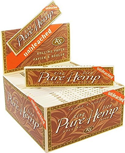 Smoking Rolling Paper King Size Pure Hemp Unbleached x 50