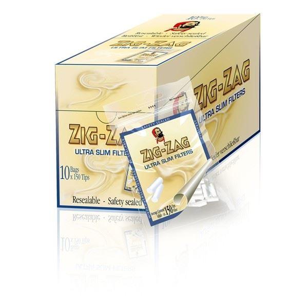 Zig Zag Filter Tips Ultra Slim 150's x 10