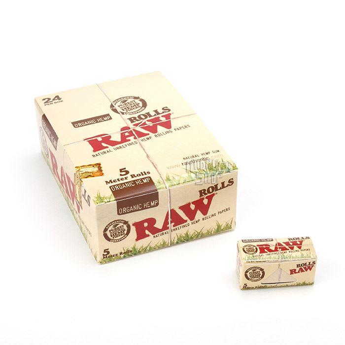 Raw Rolling Paper Organic Rolls x 24