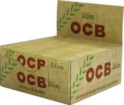 OCB Rolling Paper King Size Slim Organic Hemp  x 50