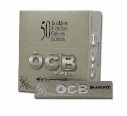 OCB Rolling Paper King Size Slim X Pert Slim Silver x 50