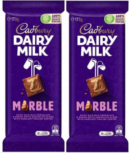 Cadbury Block 178g Marble - Australian Import x 2