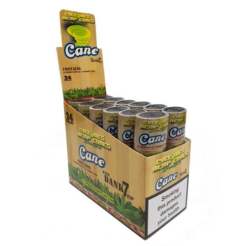 Cyclone Hemp Blunt Cigar Wraps Xtra Slo Dank 7 Tips - CANE x 24