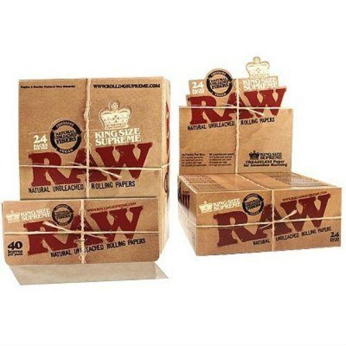 Raw Rolling Paper King Size Supreme Classic x 24