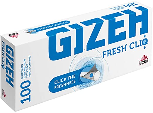GIZEH FILTER TUBES FRESH CLIQ 500's - 100 x 5 Box
