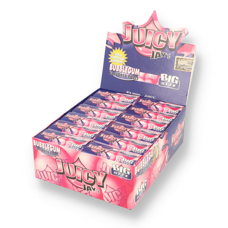 Juicy Jay Rolling Paper Rolls Bubblegum  x 24