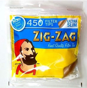 ZIG ZAG FILTERS Filter Tips Ultra Slim 450'S  1-50