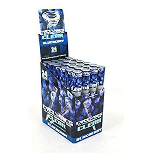 Cyclone Blunt Wraps Clear Blueberry x 24