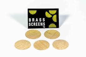 Pipe Screen Gauzes Filter 5 Pack x 100 - Brass Full Box
