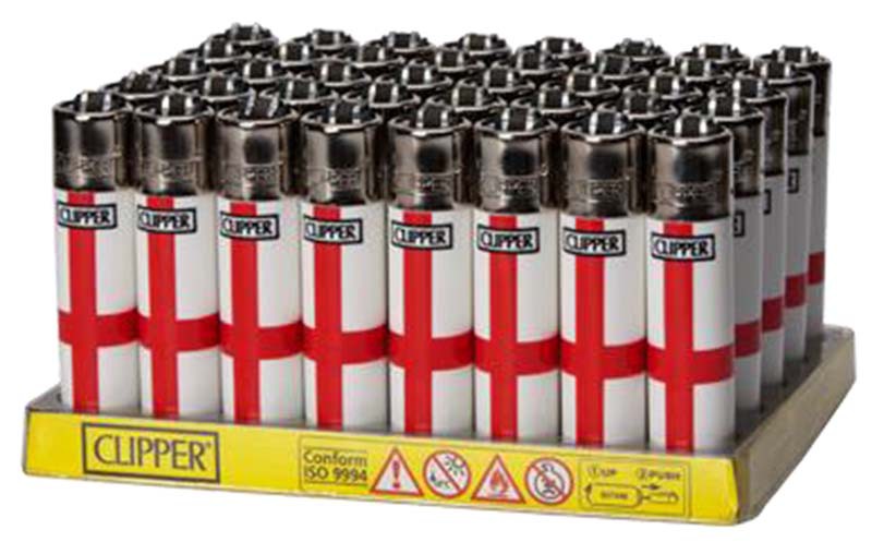 Clipper Lighter Flag England x 40