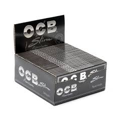 OCB Rolling Paper King Size Slim Black x 50