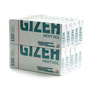 GIZEH Menthol Concept Tubes 100's x  10 Boxes
