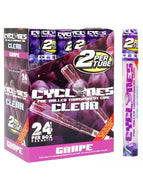 Cyclone Blunt Wraps Clear Grape x 24