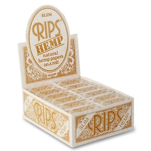 Rips Rolling Paper Hemp Slim x 24