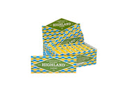 Highland Natural King Size Rolling Papers & Tips X 24