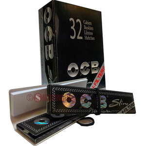 OCB Rolling Paper King Size Connoisseur Slim x 32 with tips