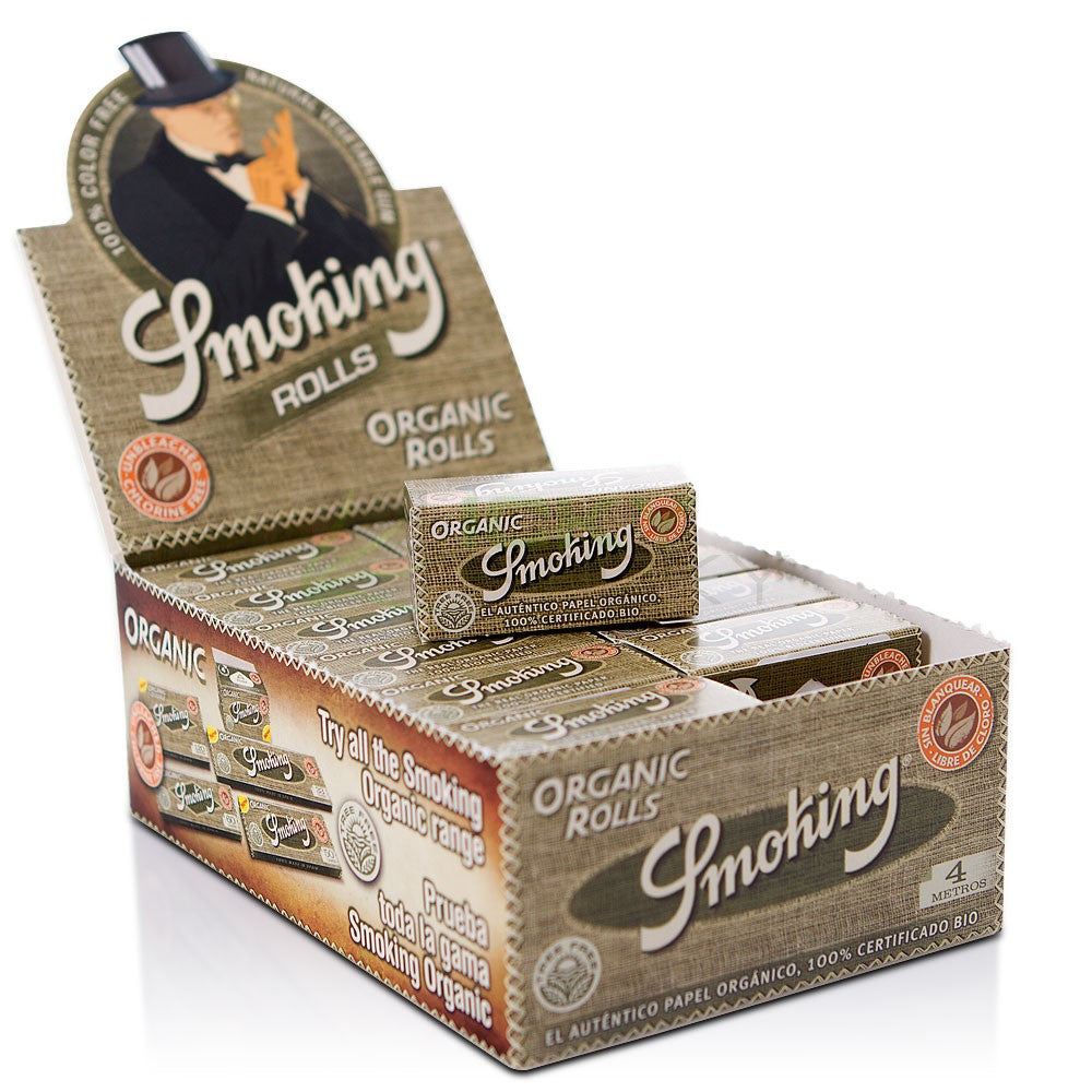 Smoking Rolling Paper Rolls Organic x 24