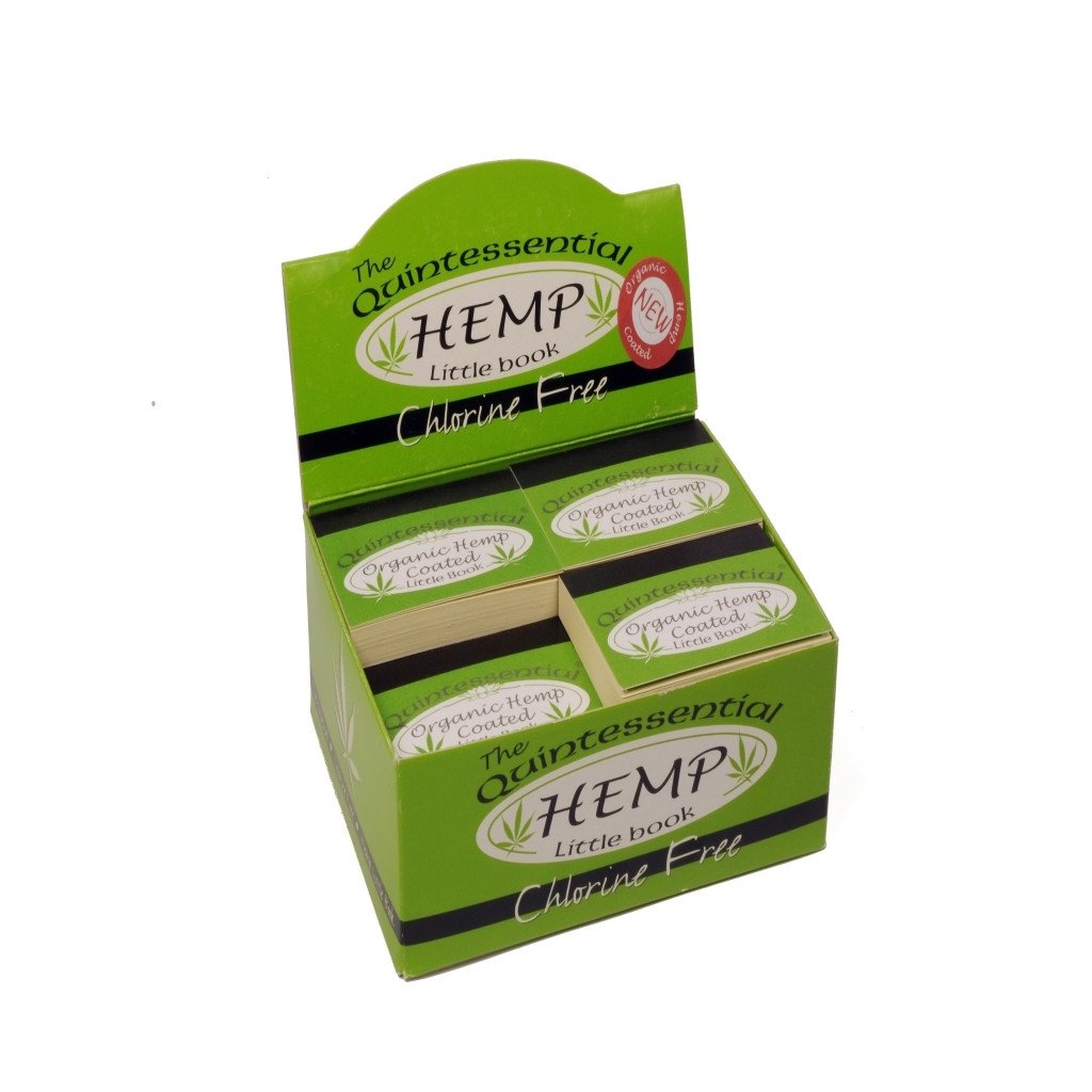 Quintessential Organic Hemp Coated  Smoking Tips Raoches 50 Booklets