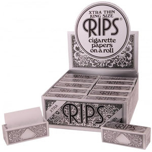 Rips Rolling Paper Black Xtra Thin King Size x 24
