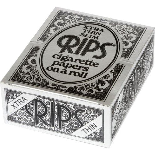 Rips Rolling Paper Black Xtra Thin Slim x 24