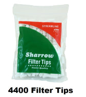 Sharrow Filter Tip STREAMLINE 7.13mm 200's x 22 -4400 TIPS