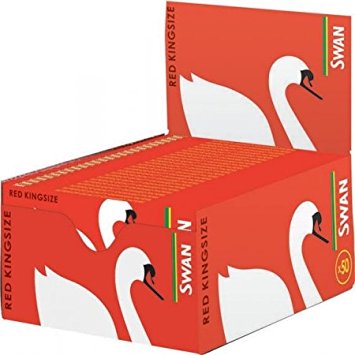 Swan Rolling Paper King Size Red x 50