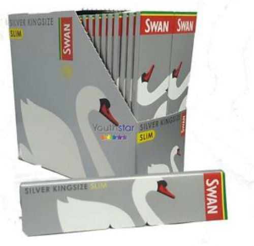 Swan Rolling Paper King Size Silver x 50