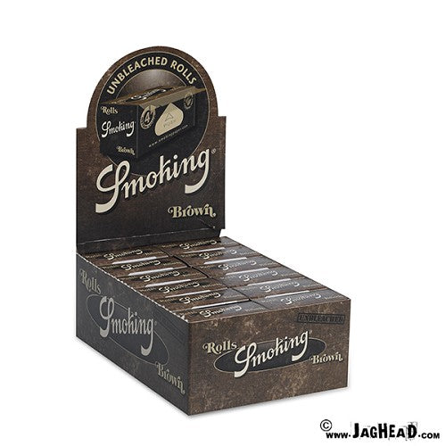Smoking Rolling Paper Rolls Brown x 24