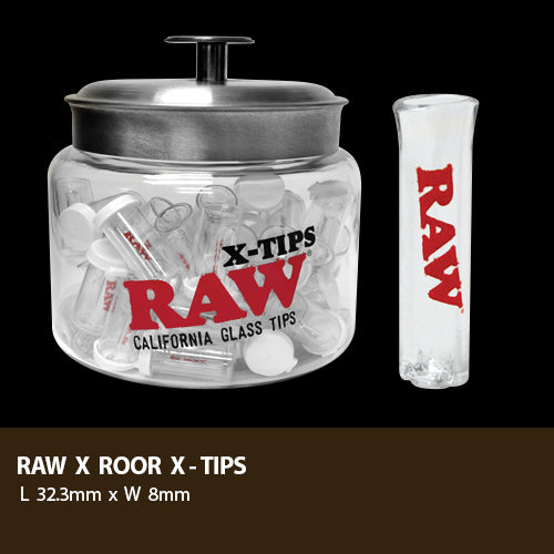 Raw Glass Filter X-Tip Regular - Flat
