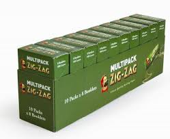 Zig Zag Rolling Paper Standard Multipack Green 8's x 80