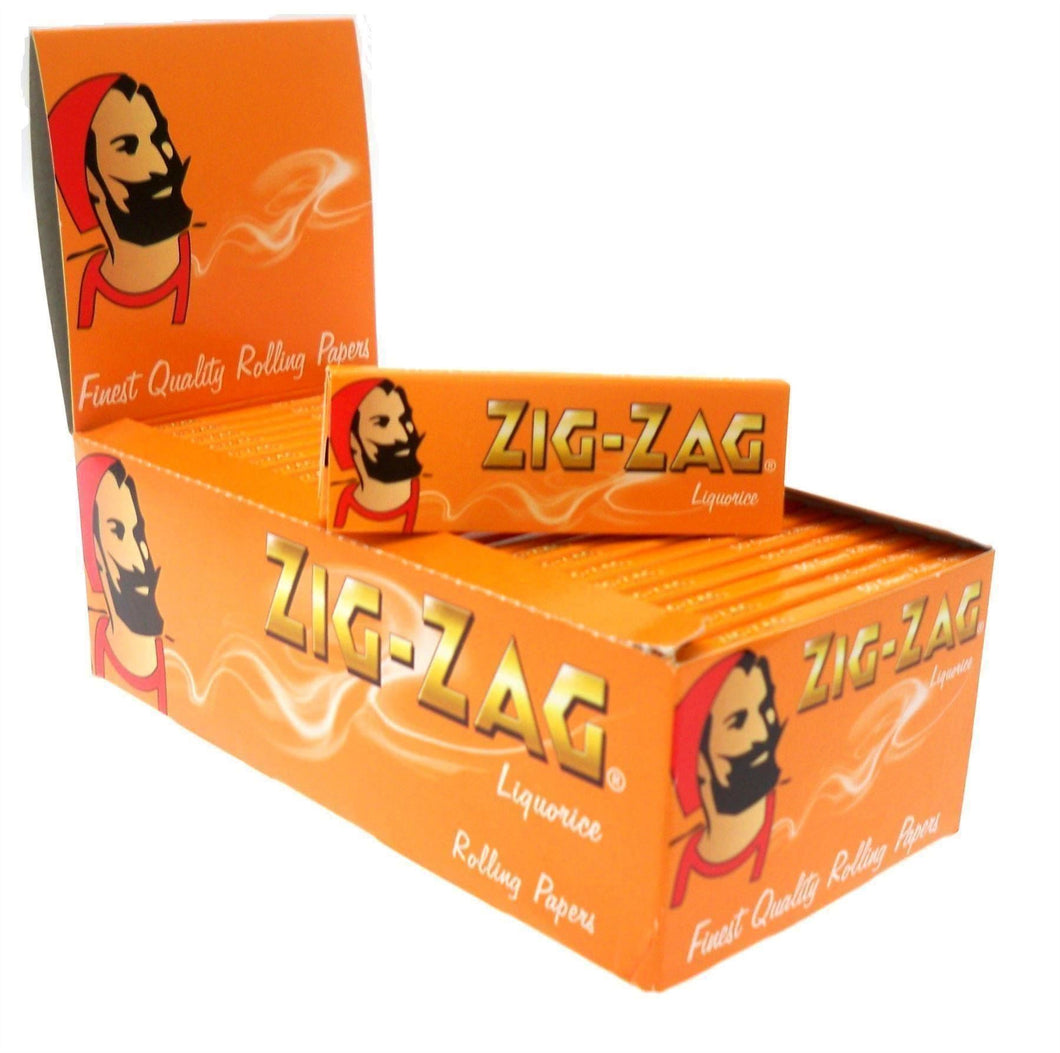 Zig Zag Rolling Papers Standard Liquorice x 50