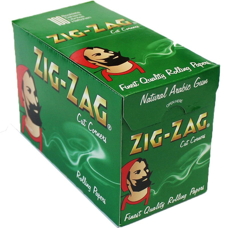 Zig Zag Rolling Papers Standard Green x 100