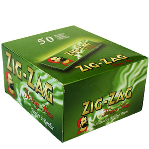 Zig Zag Rolling Papers King Size Green x 50