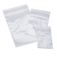 Mini Clear Bag Zip Up 40 x 40mm